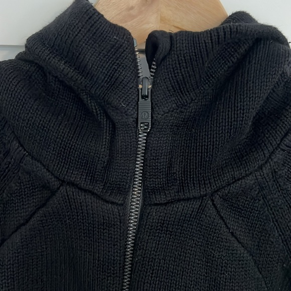 Lululemon black hooded zip up sweater, size XL - Picture 3 of 6